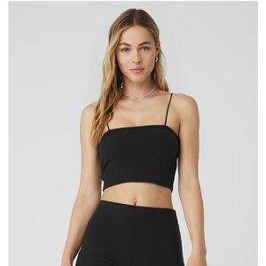 NWOT Alo Yoga Goddess Ribbed Bandeau top Medium